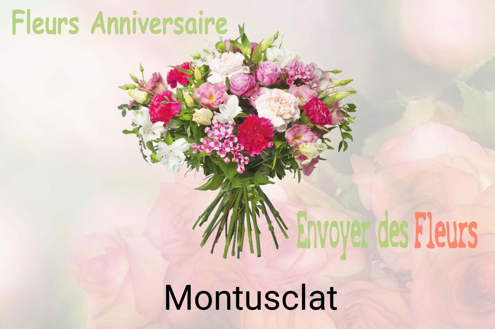 Bouquet de fleurs d’anniversaire livré à Montusclat